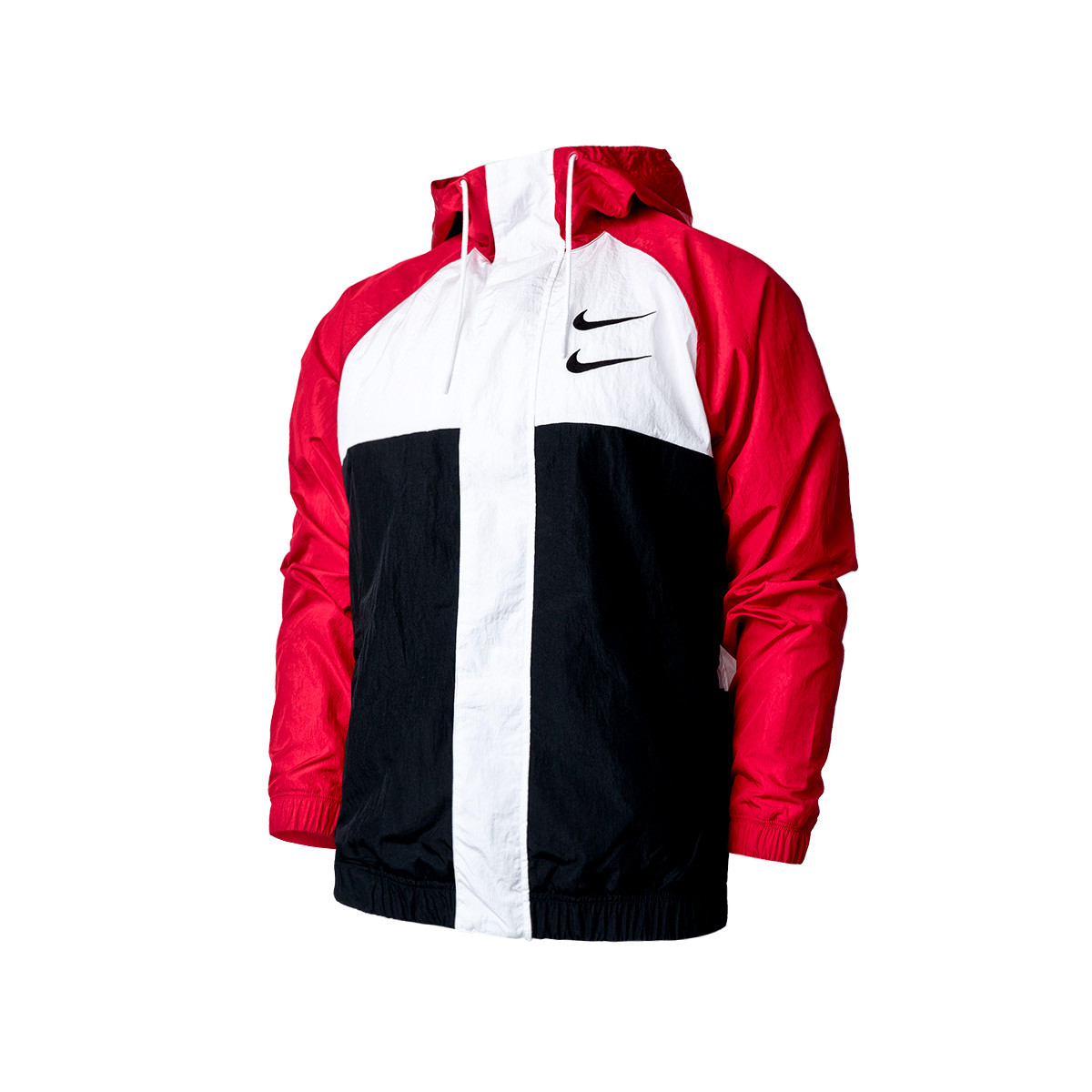 Chaqueta Nike Sportswear Swoosh Hoodie Woven University red-Black - Tienda  de fútbol Fútbol Emotion