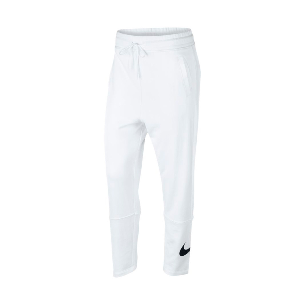 Long Pants Nike Nsw Swoosh Ft Mujer White Black Tienda De Futbol