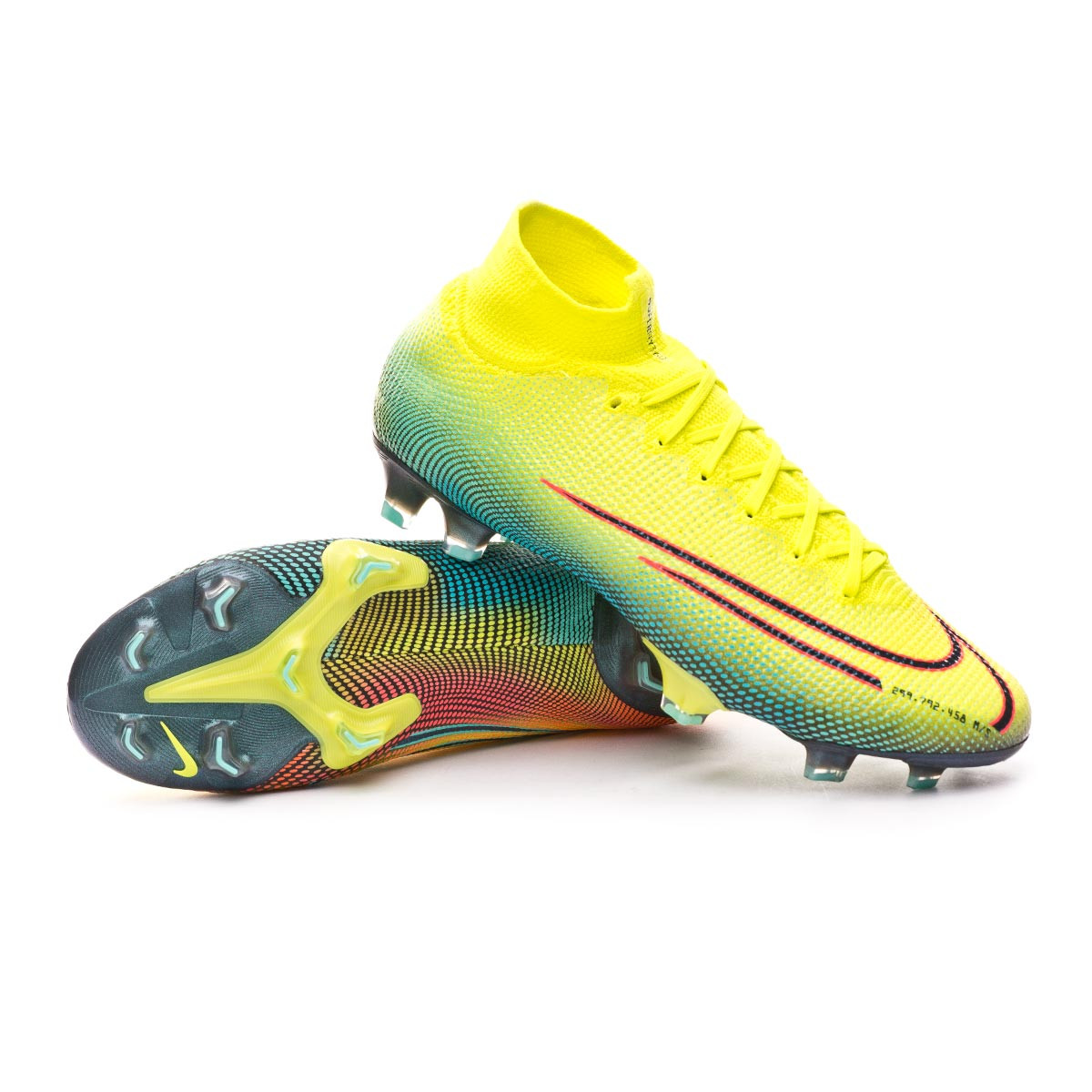 Football Boots Nike Mercurial Superfly VII Elite MDS 2 FG Lemon  venom-Black-Aurora green - Football store Fútbol Emotion