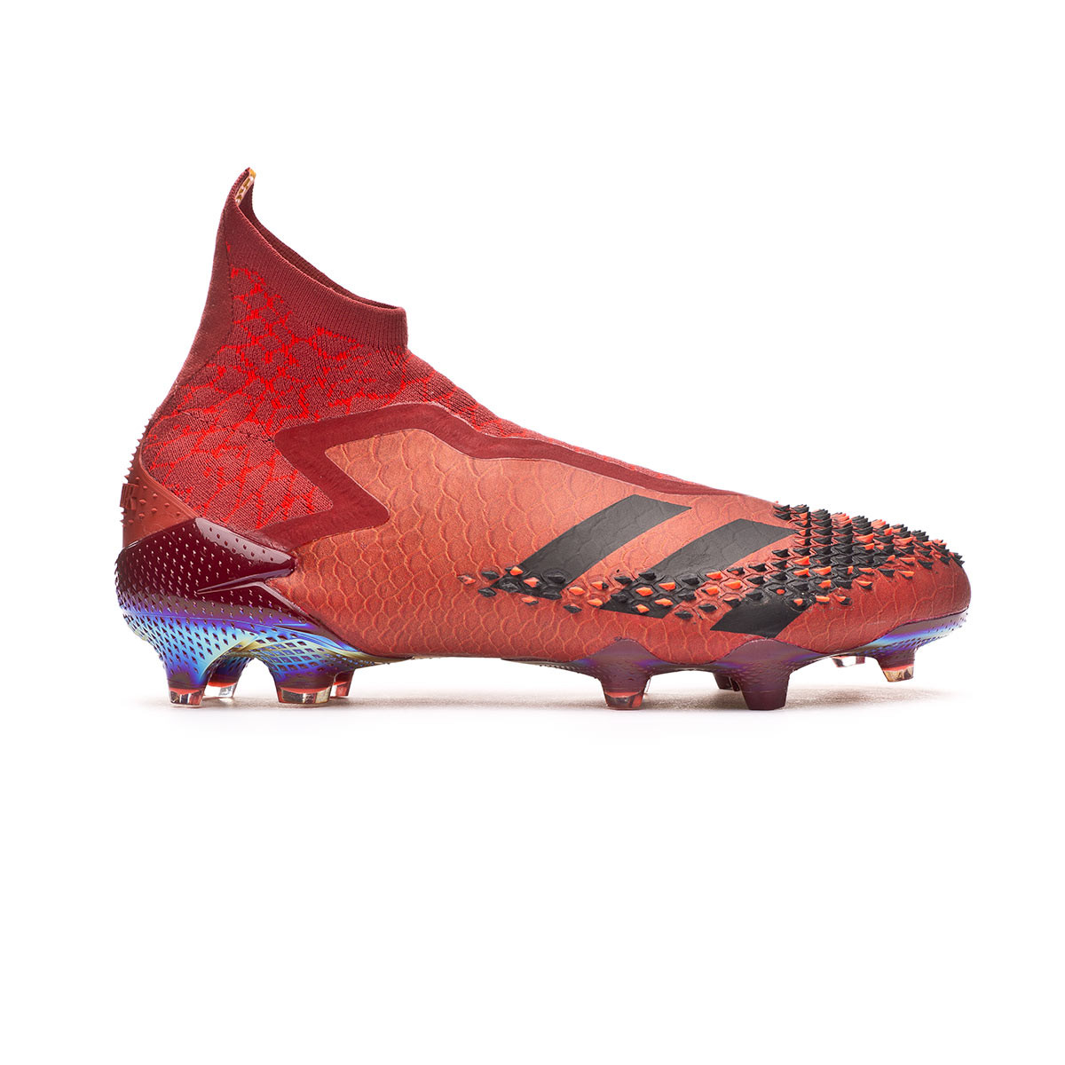 maroon football boots