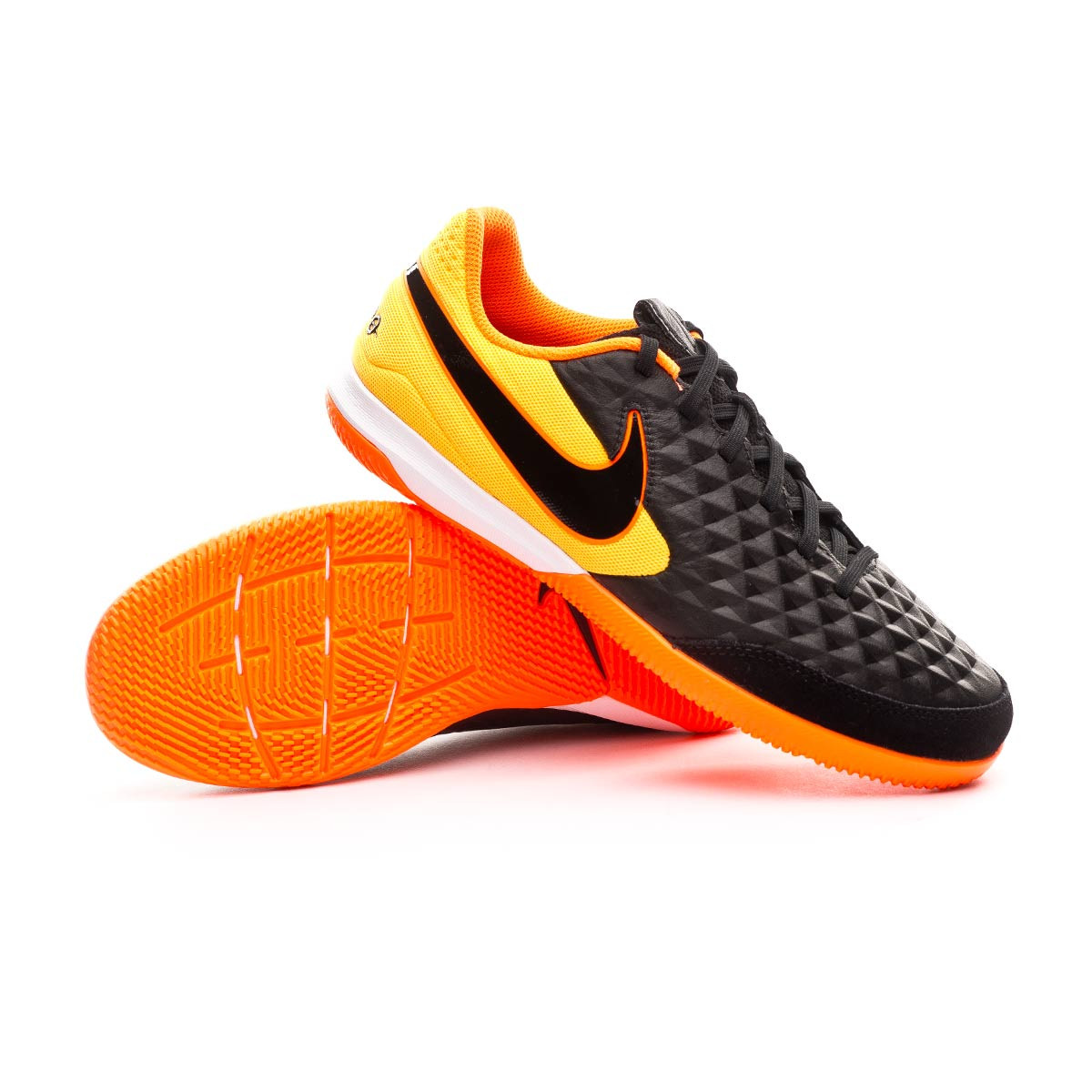Futsal Boot Nike Tiempo Legend VIII Academy IC Black-Laser orange-Total  orange - Football store Fútbol Emotion