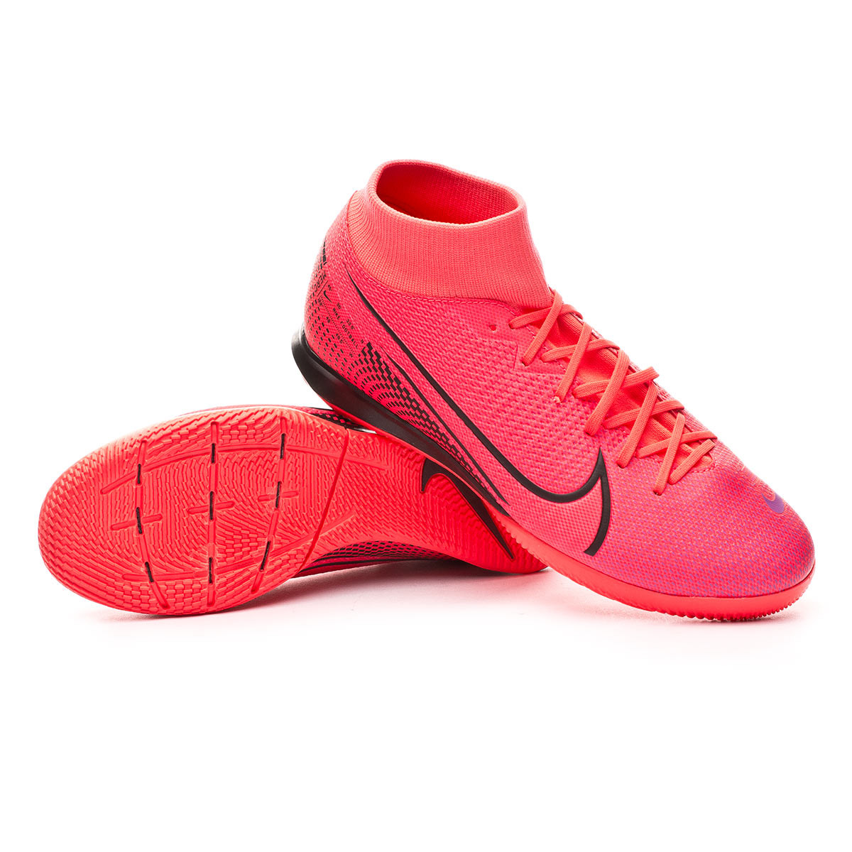 Futsal Boot Nike Mercurial Superfly VII Academy IC Laser crimson-Black -  Football store Fútbol Emotion