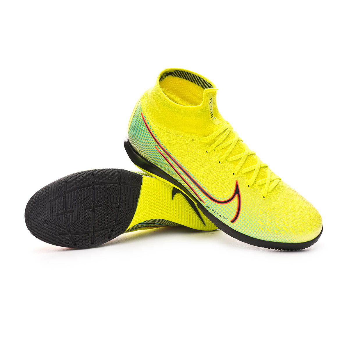 Futsal Boot Nike Mercurial Superfly VII Elite MDS 2 IC Lemon  venom-Black-Aurora green - Football store Fútbol Emotion