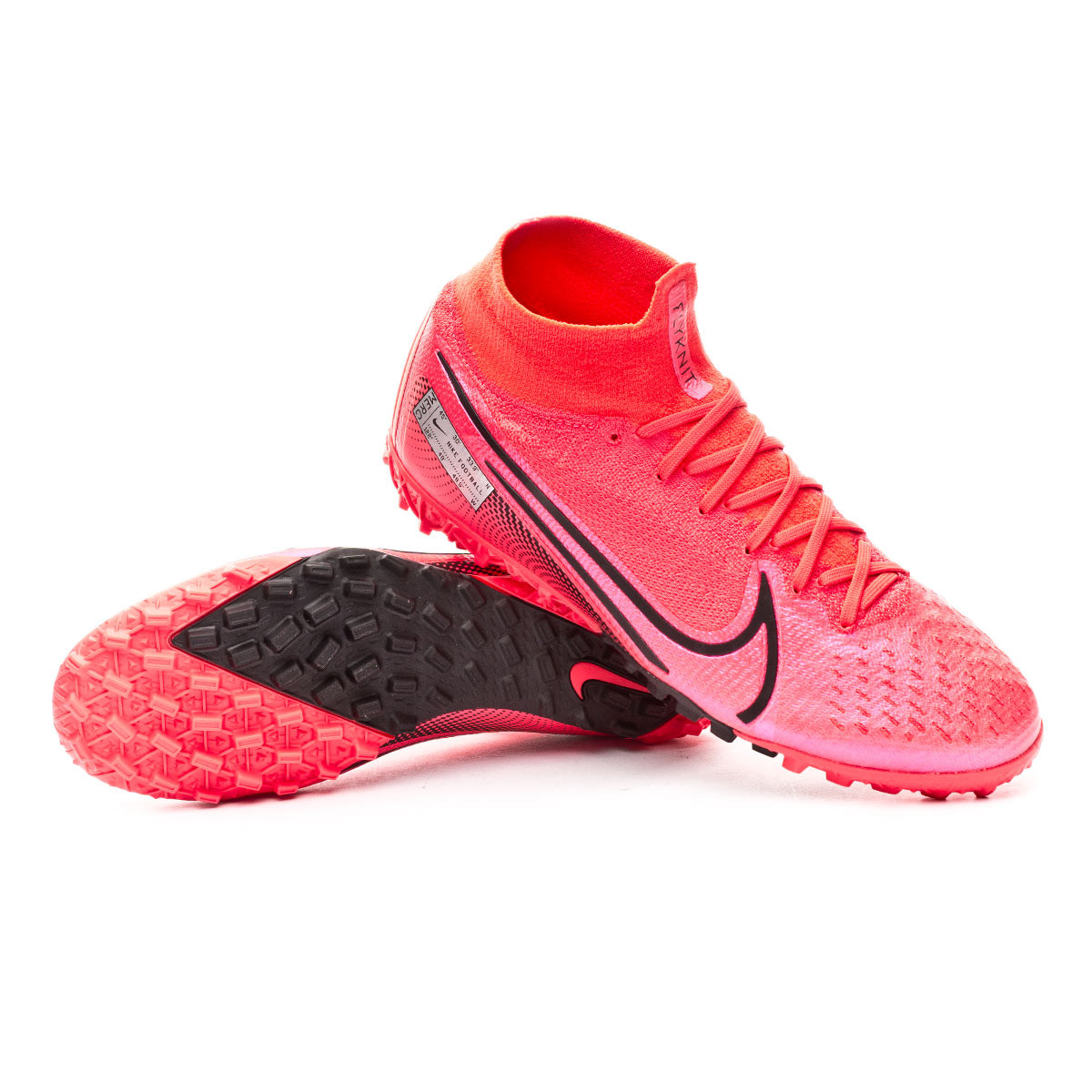 Football Boot Nike Mercurial Superfly VII Elite Turf Laser crimson-Black -  Football store Fútbol Emotion
