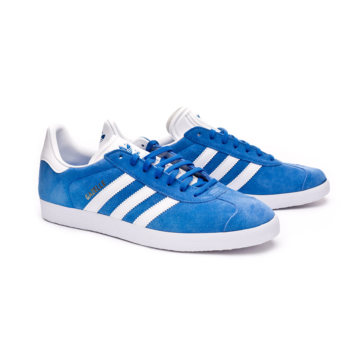 blue adidas gazelle trainers