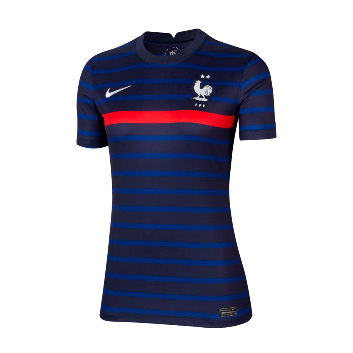 Jersey Nike Women France Stadium Home jersey 2020-2021 Blackened blue ...