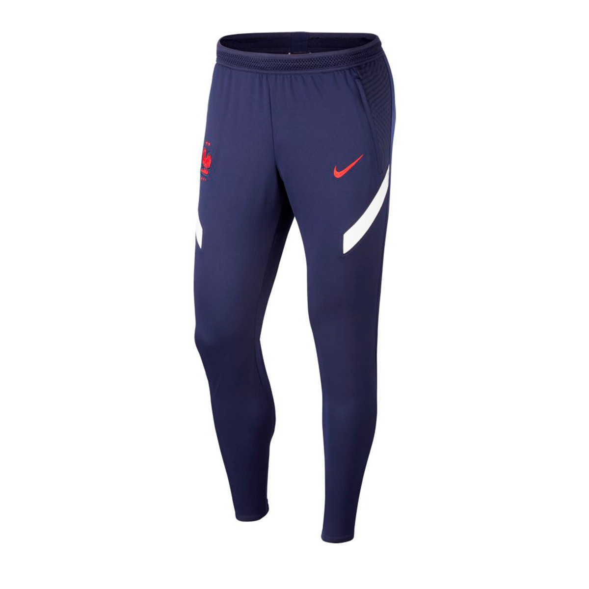 Long pants Nike France Dri-Fit Strike KP 2020-2021 Blackened blue-White ...