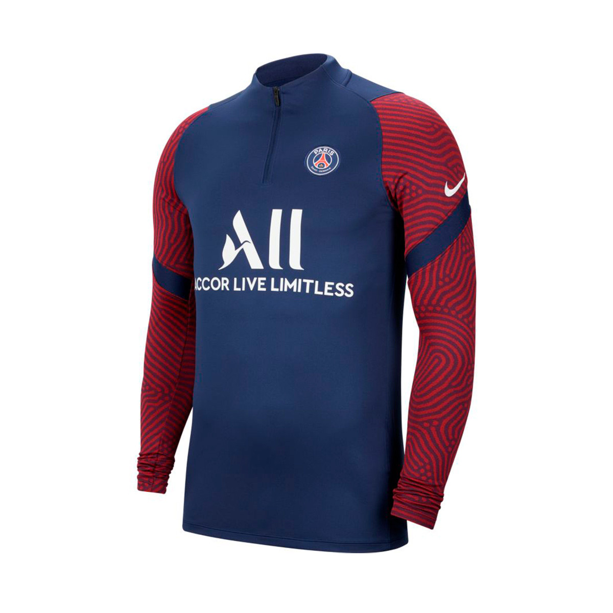 Felpa Nike Paris Saint-Germain Dri-Fit Strike Dril Top 2020-2021 Midnight  navy-White - Fútbol Emotion