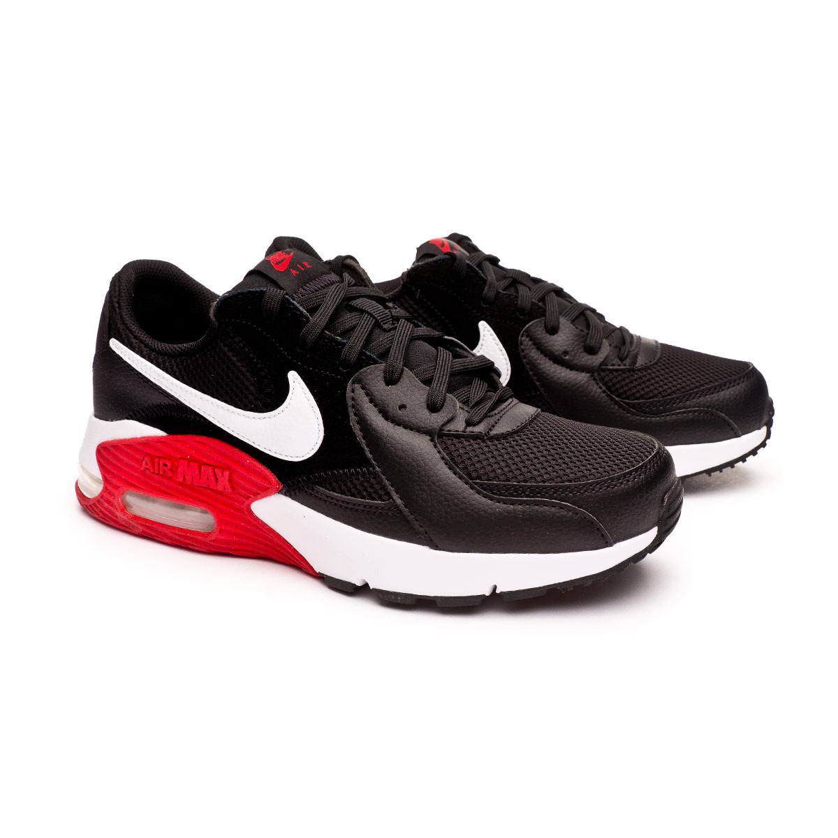 nike air max excee black and red