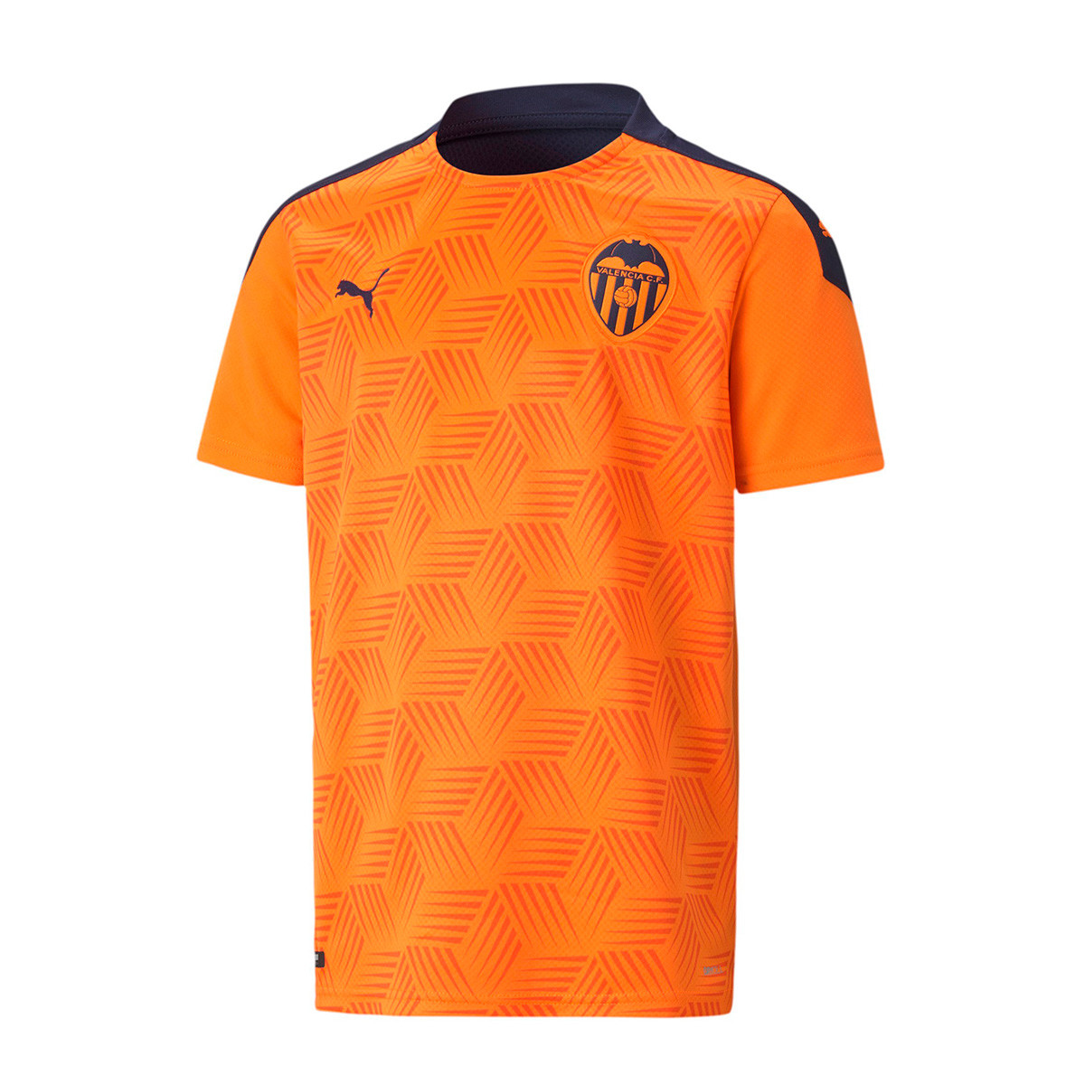 Iniciativa Ser amado Autor Camiseta Puma Valencia CF Segunda Equipación 2020-2021 Niño Vibrant  Orange-Peacoat - Fútbol Emotion