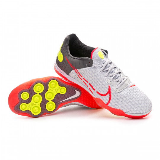 Futsal Boot Nike React Gato White-Bright crimson-Cool grey - Football store  Fútbol Emotion