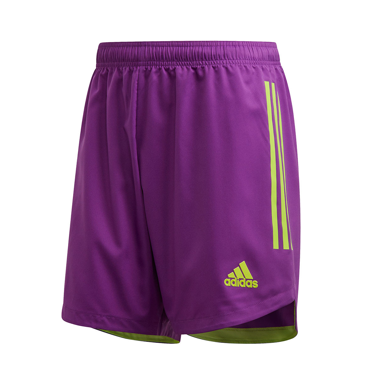 purple adidas shorts