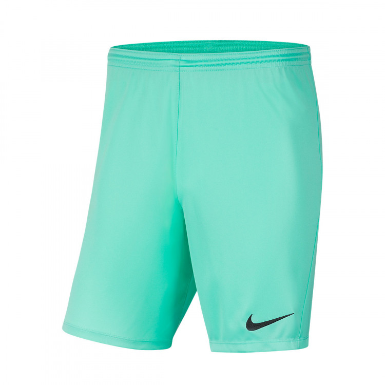 Shorts Nike Park III Knit Hyper Turquoise-Black - Fútbol Emotion