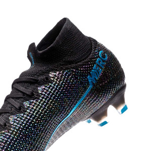 Football Boots Nike Mercurial Superfly Vii Elite Fg Black Laser Blue Black Futbol Emotion