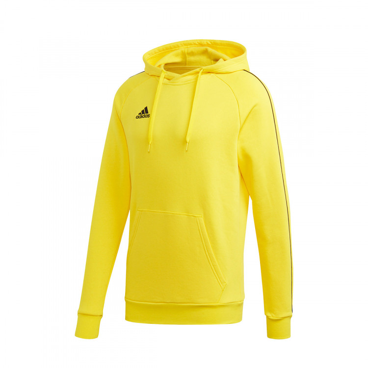 Felpa adidas Core 18 Hoody Yellow-Black - Negozio di calcio Fútbol Emotion