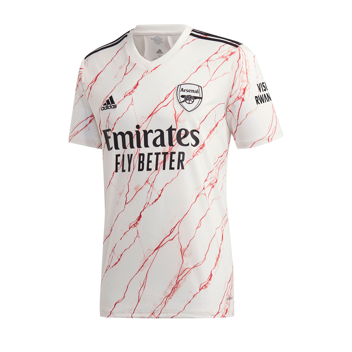 Camiseta adidas Arsenal FC Segunda Equipación 2020-2021 Cloud white-Black -  Tienda de fútbol Fútbol Emotion