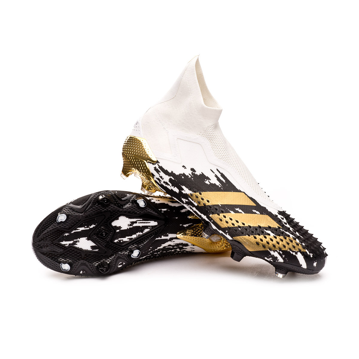 Football Boots adidas Predator Mutator 20 + FG White-Gold Metallic-Black -  Fútbol Emotion