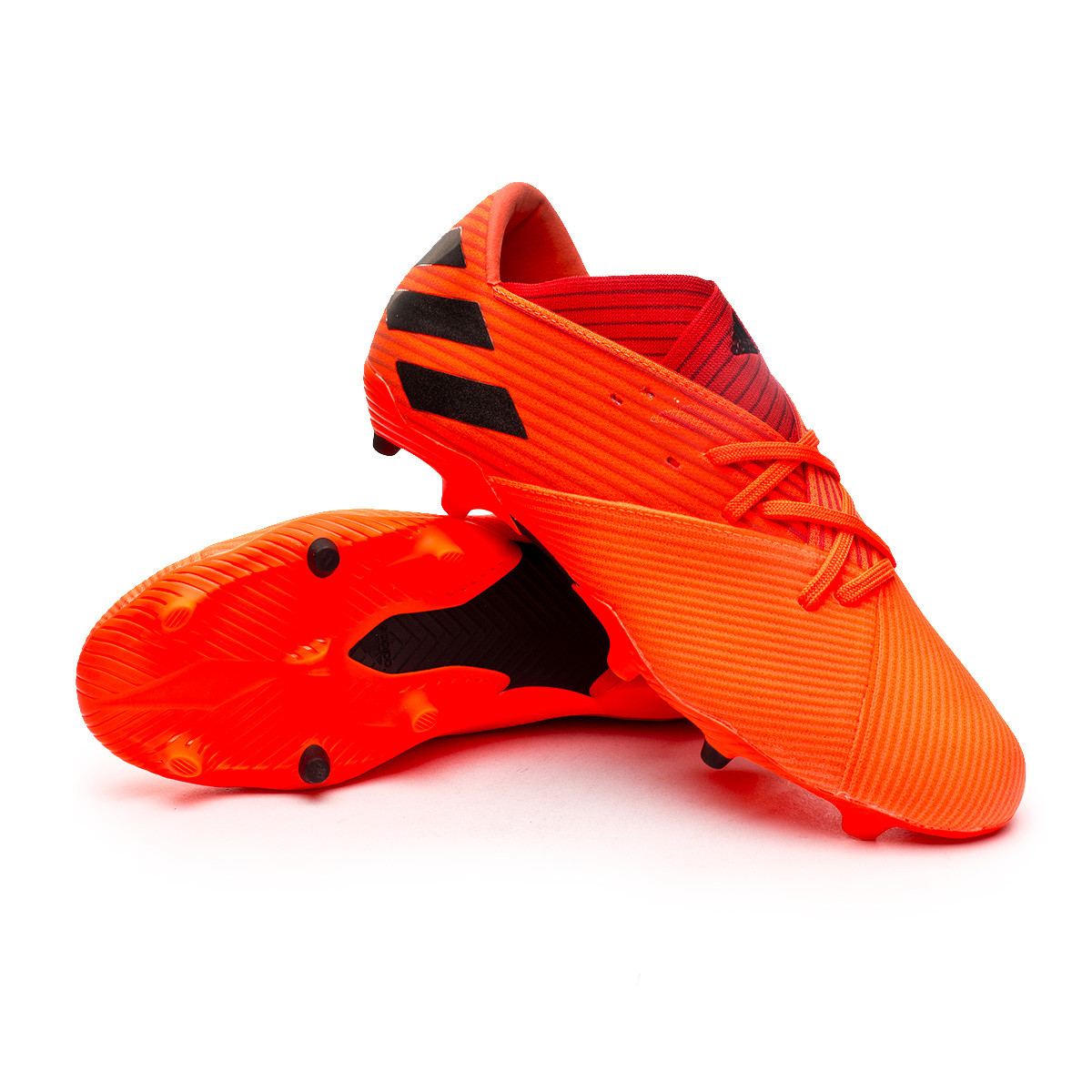 Football Boots adidas Nemeziz 19.2 FG Signal coral-Core black-Glory red -  Football store Fútbol Emotion