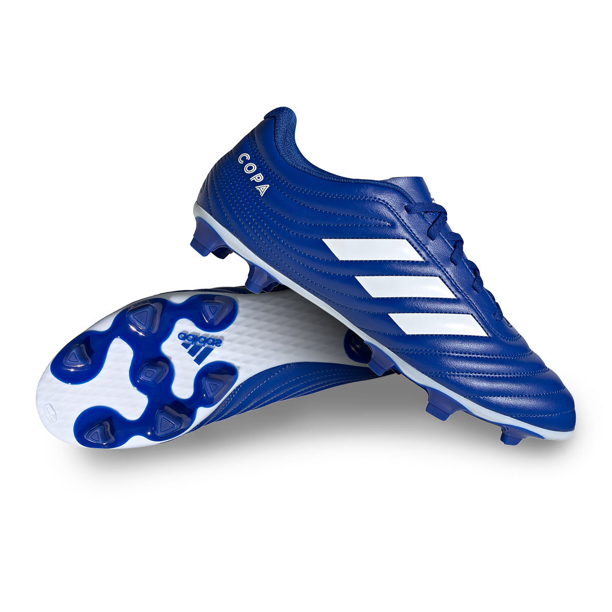 royal blue and white football cleats