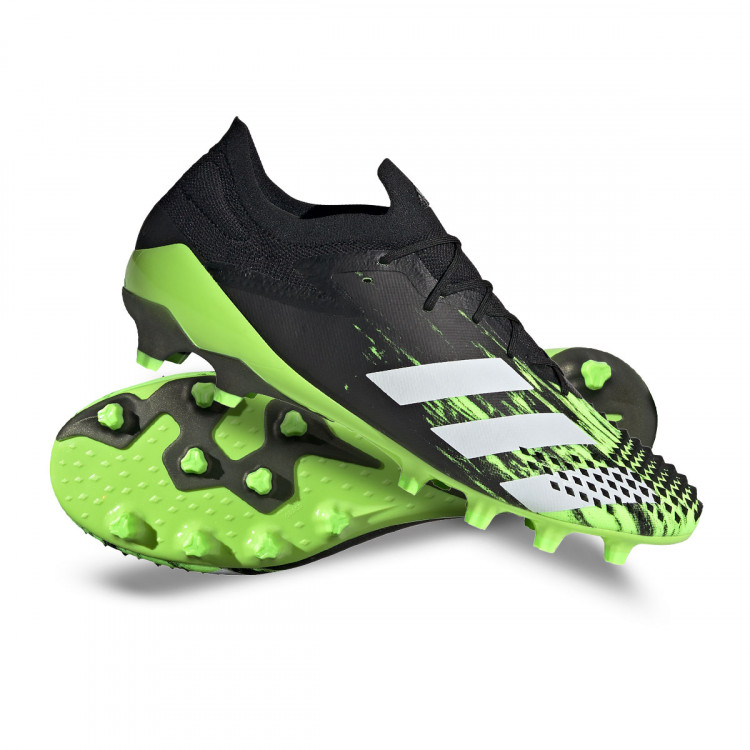 Scarpe adidas Predator Mutator 20.1 L AG Signal green-White-Core black -  Negozio di calcio Fútbol Emotion