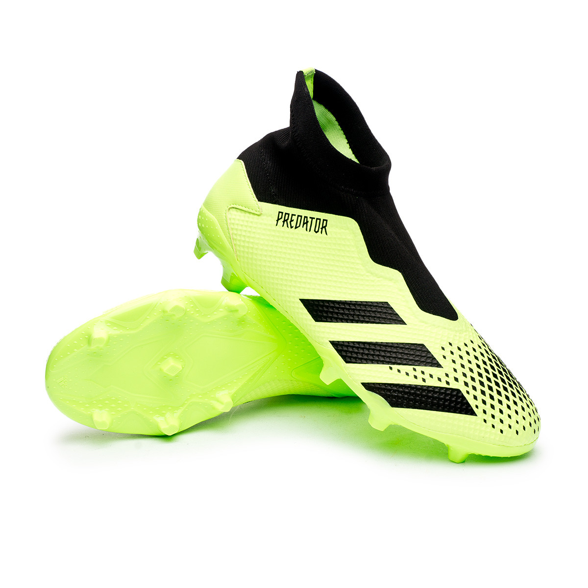 green and black adidas football boots