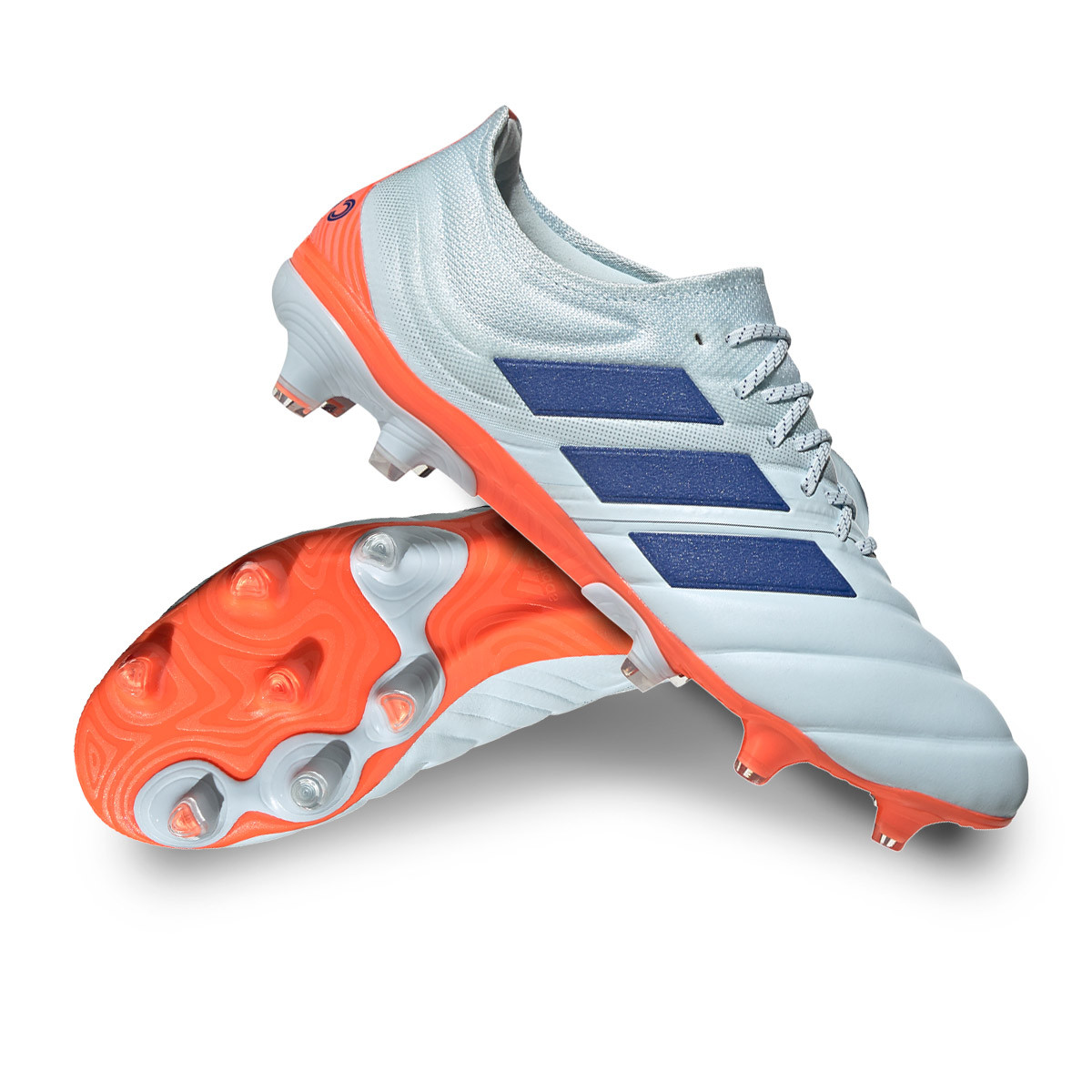 Culo Refinería Aterrador Zapatos de fútbol adidas Copa 20 .1 FG Sky Tint-Royal Blue-Signal Coral -  Fútbol Emotion