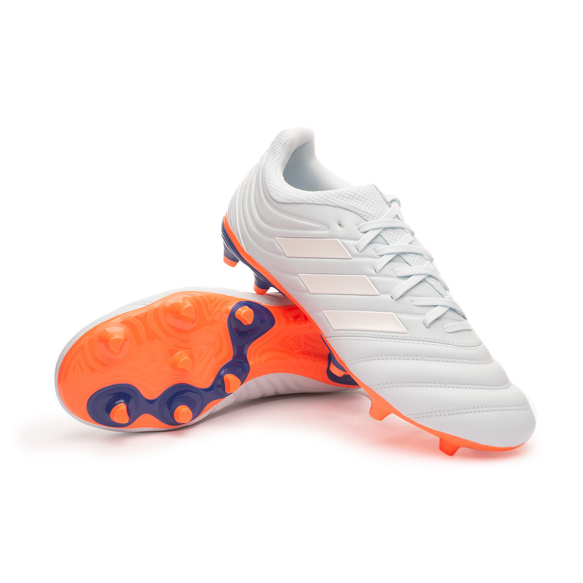 Plisado fondo Caracterizar Bota de fútbol adidas Copa 20 .3 FG Sky Tint-White-Signal Coral - Fútbol  Emotion