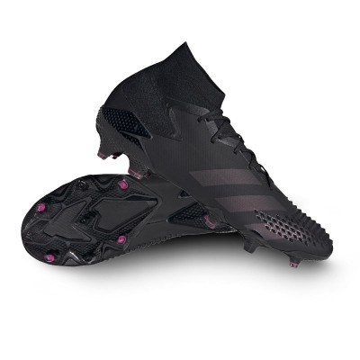 black and pink adidas predator
