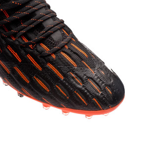 Football Boots Puma Future 6 1 Netfit Mg Puma Black Puma White Shocking Orange Futbol Emotion