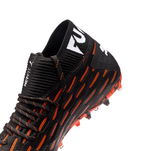 Football Boots Puma Future 6 1 Netfit Mg Puma Black Puma White Shocking Orange Futbol Emotion