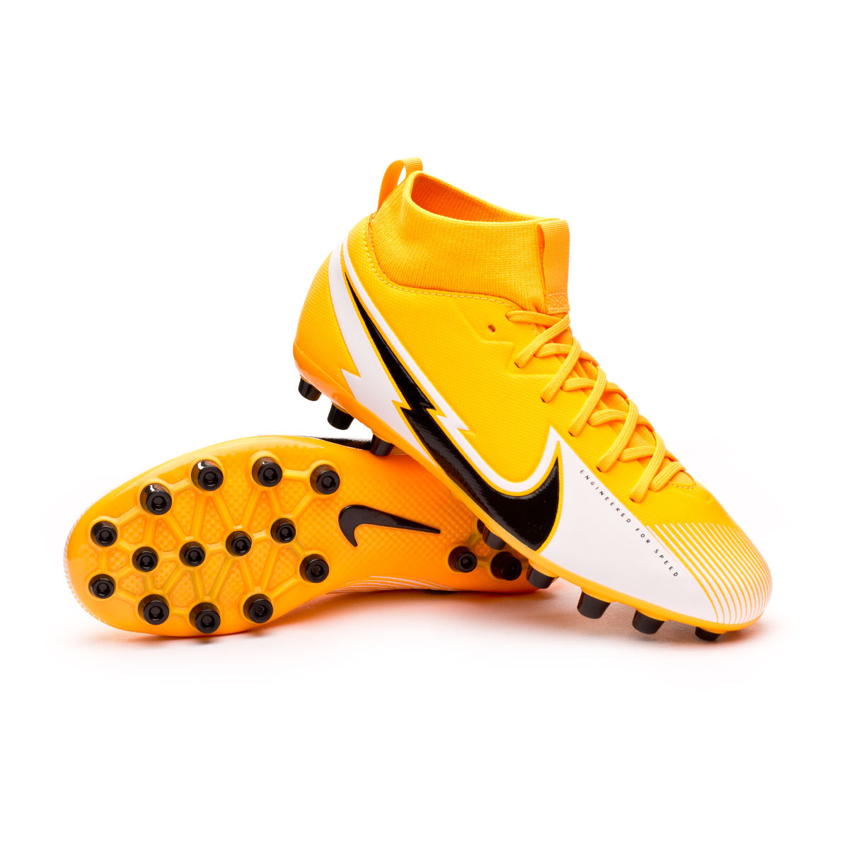 Bota de fútbol Nike Mercurial Superfly VII Academy AG Niño Laser  orange-Black-White-Laser orange - Tienda de fútbol Fútbol Emotion