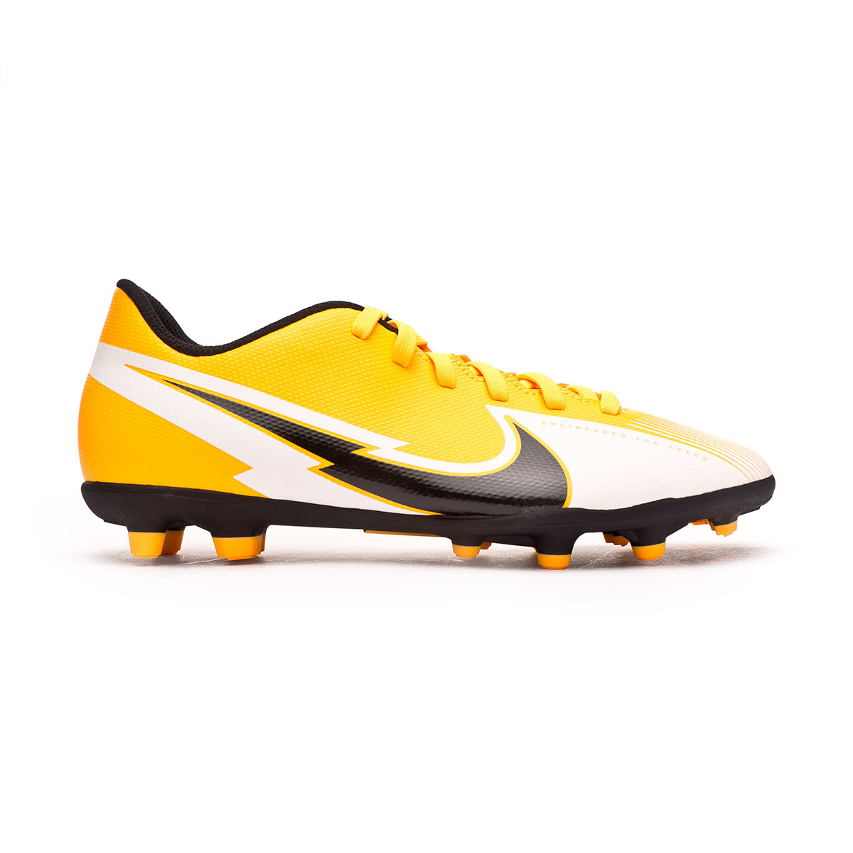 orange kids football cleats