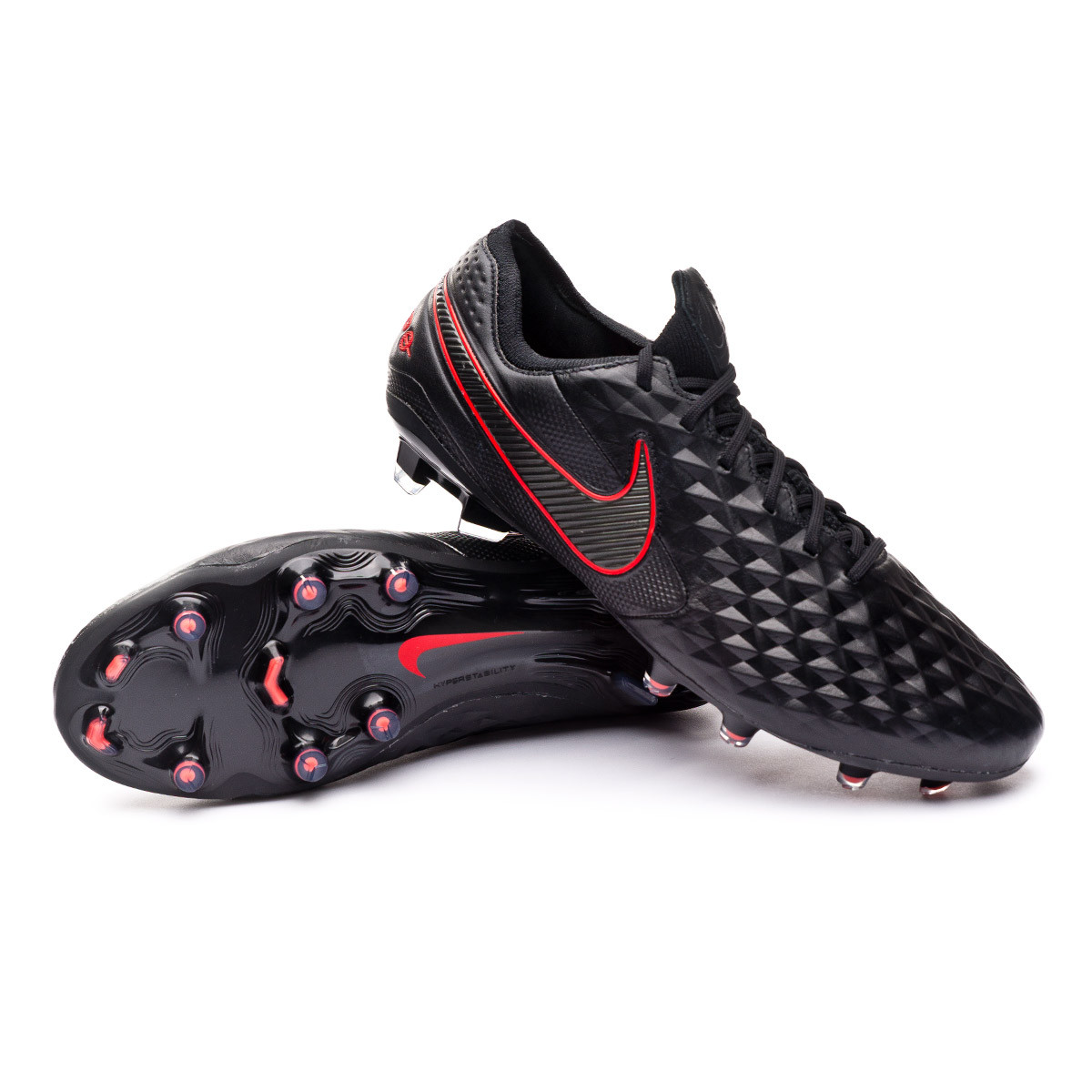 Bota de fútbol Nike Tiempo Legend VIII Elite FG Black-Dark smoke grey-Chile  red - Tienda de fútbol Fútbol Emotion