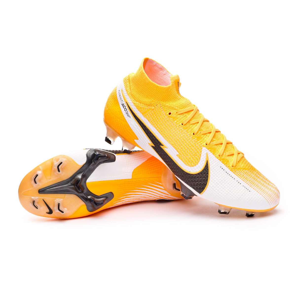Bota de fútbol Nike Mercurial Superfly VII Elite FG Laser  orange-Black-White-Laser orange - Tienda de fútbol Fútbol Emotion