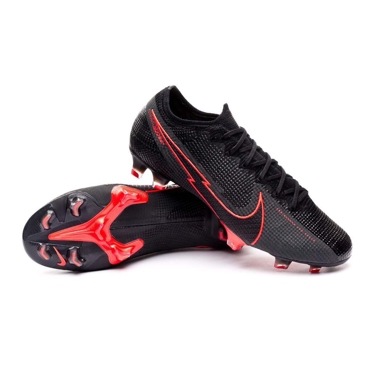 Bota de fútbol Nike Mercurial Vapor XIII Elite FG Black-Black-Dark smoke  grey-Chile red - Tienda de fútbol Fútbol Emotion