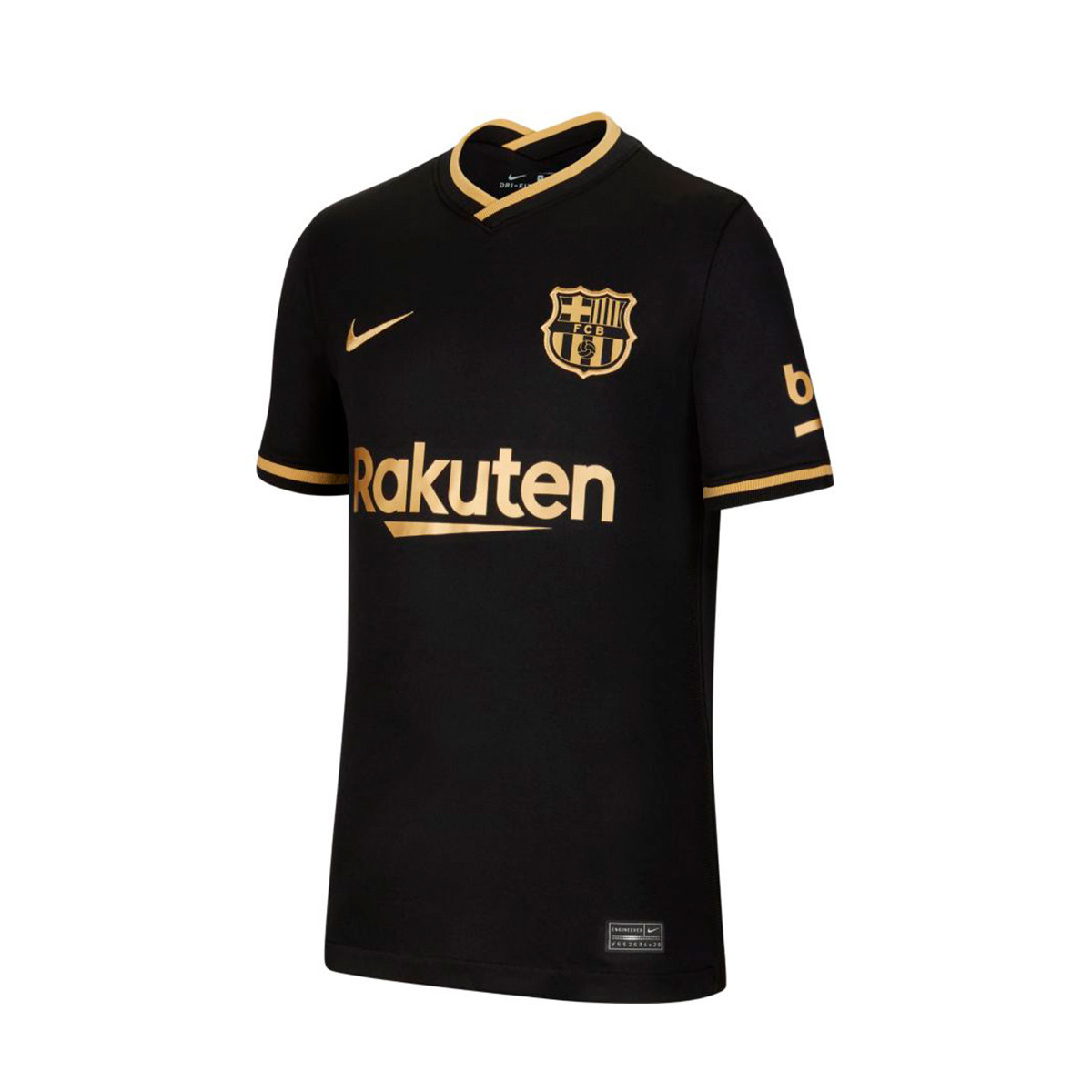 Camiseta Nike FC Barcelona Stadium Segunda Equipación 2020-2021  Black-Metallic gold - Tienda de fútbol Fútbol Emotion