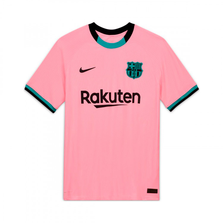 Camiseta Nike FC Barcelona Vapor Match Tercera Equipación 2020-2021 Pink Beam-Black - Fútbol Emotion