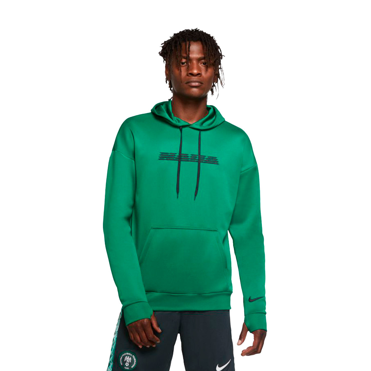 nike pine green hoodie