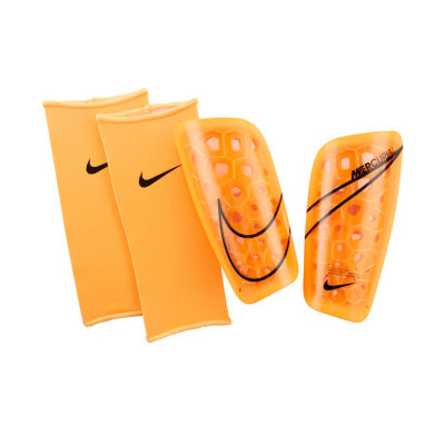 Regularidad Detenerse cohete Espinillera Nike Mercurial Lite Laser Orange-Black-Black - Fútbol Emotion