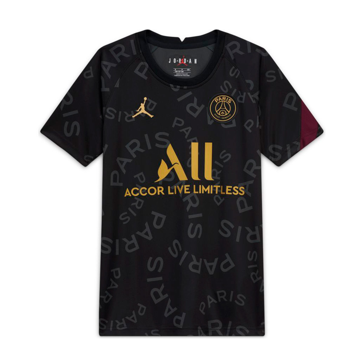 psg black and gold jersey