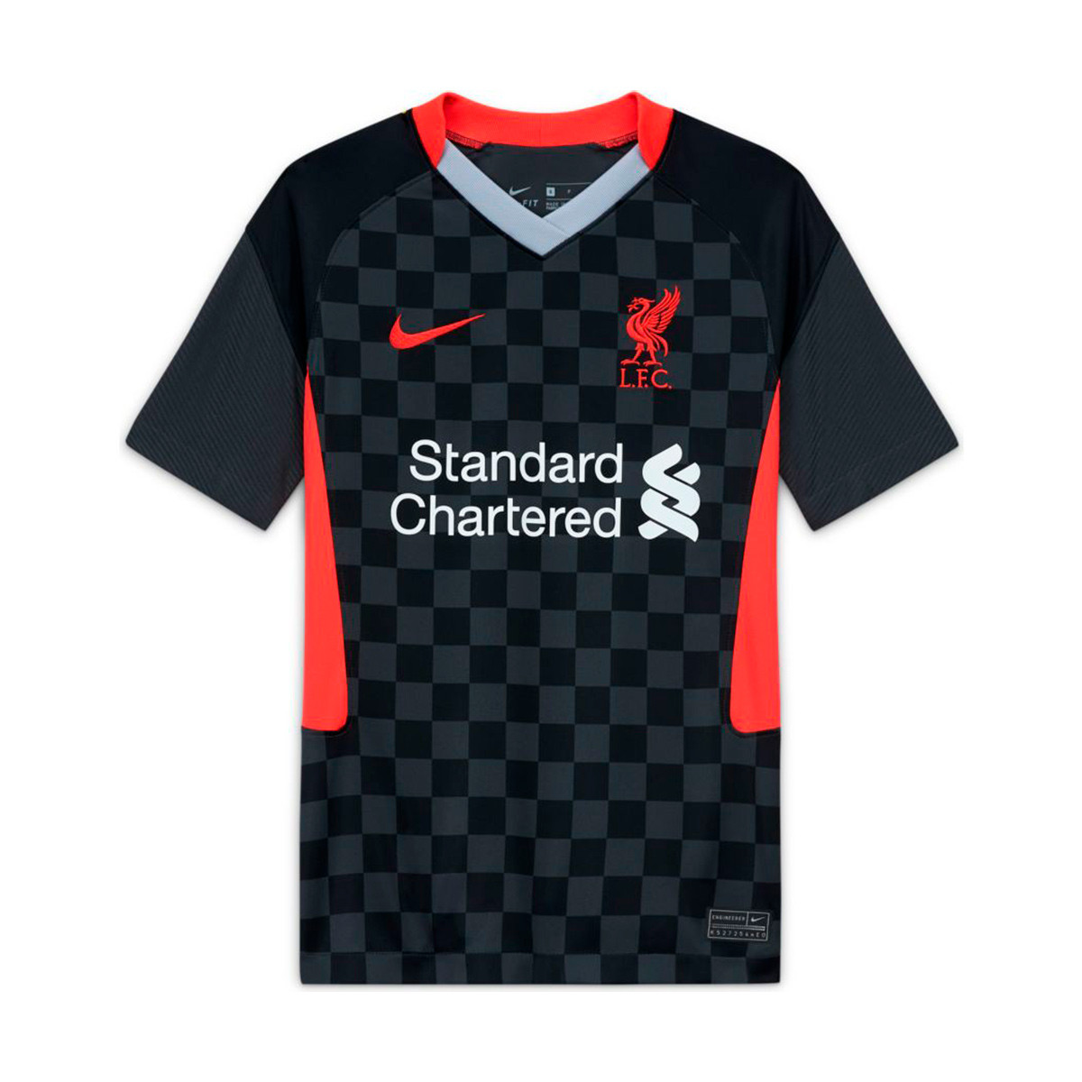 Jersey Nike Kids Liverpool Fc Stadium 2020 2021 Third Antracite Black Laser Crimson Futbol Emotion