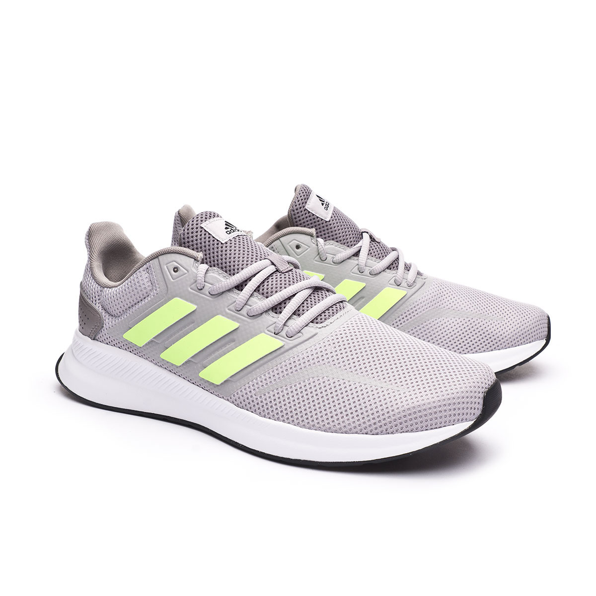 grey and green adidas trainers
