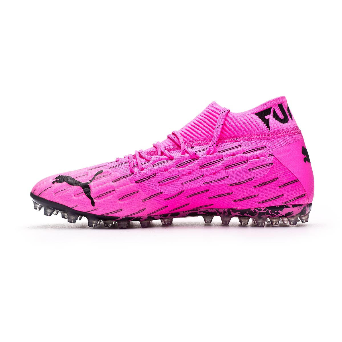 Football Boots Puma Future 6 1 Netfit Mg Luminous Pink Puma Black Futbol Emotion