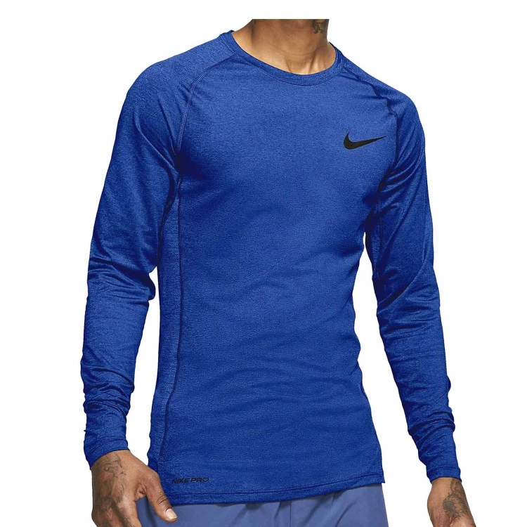 camiseta-nike-dri-fit-nike-pro-ls-tight-game-royal-black-0