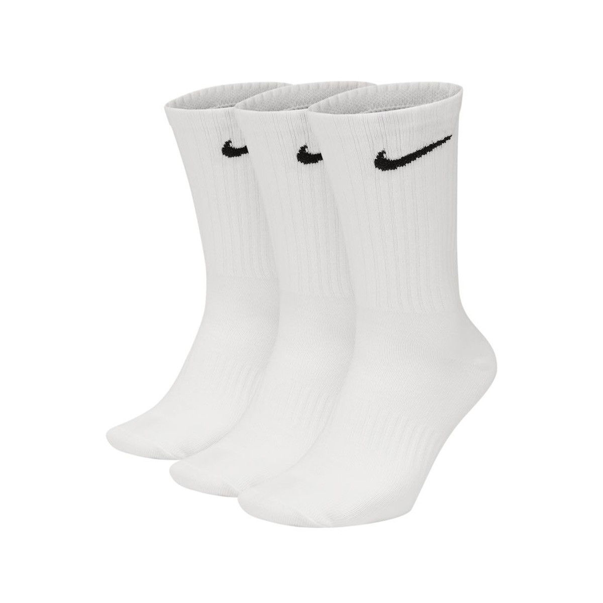 para Limitado Exitoso Calcetines Nike Everyday Lightweight (3 Pares) White - Fútbol Emotion
