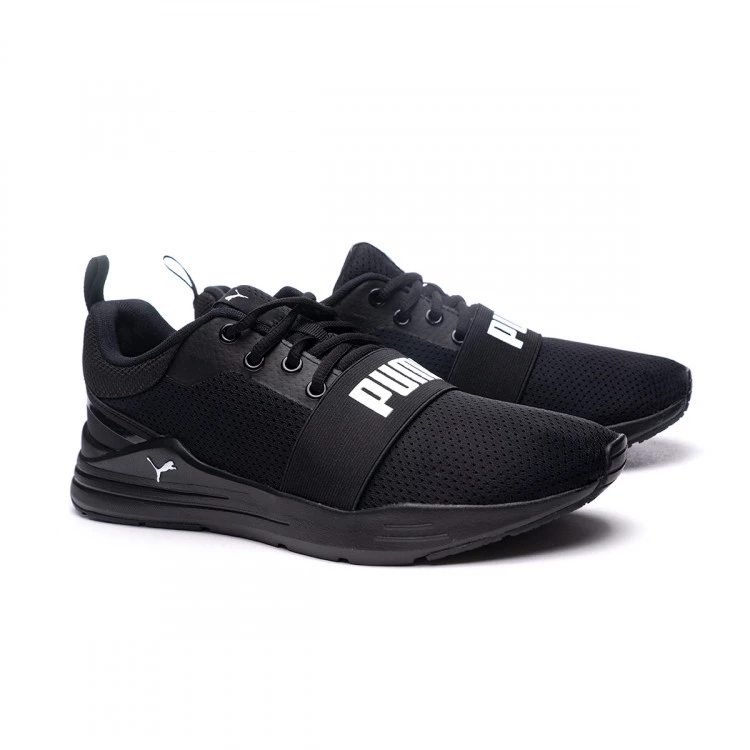 Trainers Puma Wired Run Black White Futbol Emotion