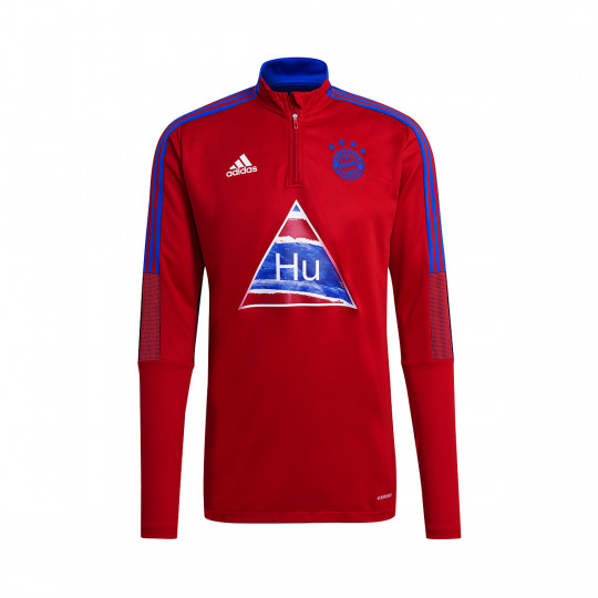 Sweat Adidas FC Bayern De Múnich Human Race Training 2020-2021 True Red ...