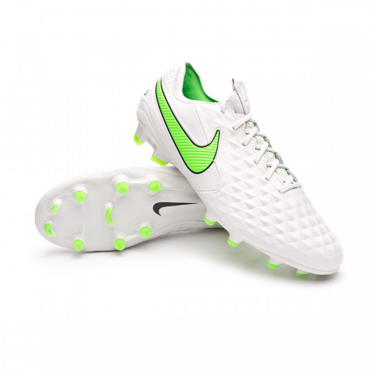 nike white and green football boots