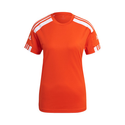 Camiseta adidas Squadra 21 m/c Mujer Orange-White - Fútbol