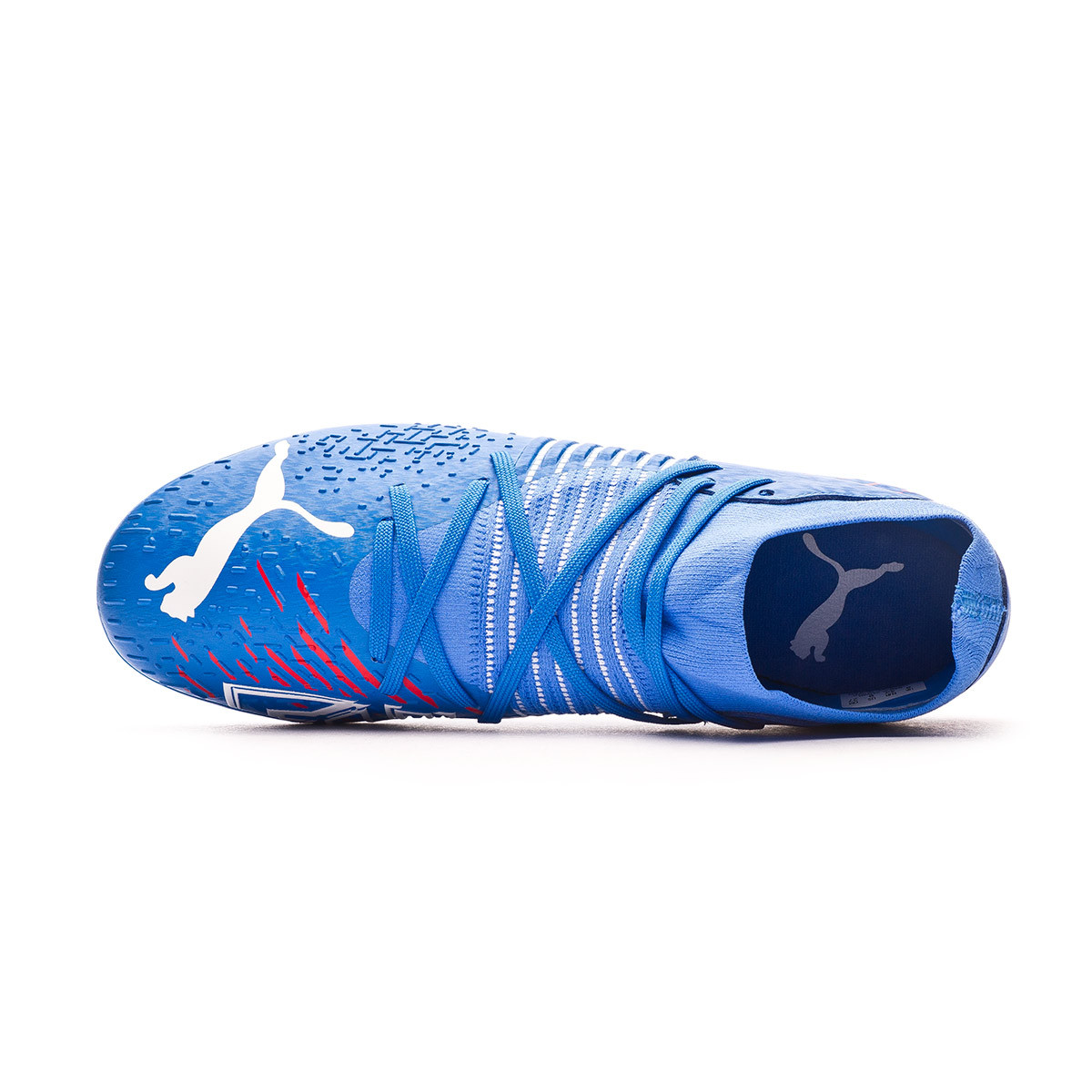 Chaussure De Foot Puma Future 3 2 Mg Bluemazing Sunblaze Surf The Web Futbol Emotion